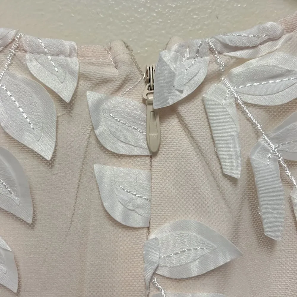 Just Me Ivory Lace Midi Dress - Picture 7 of 10
